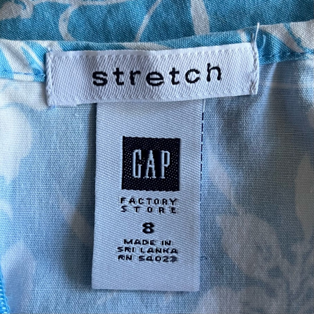 •GAP Factory Store• Stretch Floral A-line Skirt - Size 8 - Picture 2 of 7
